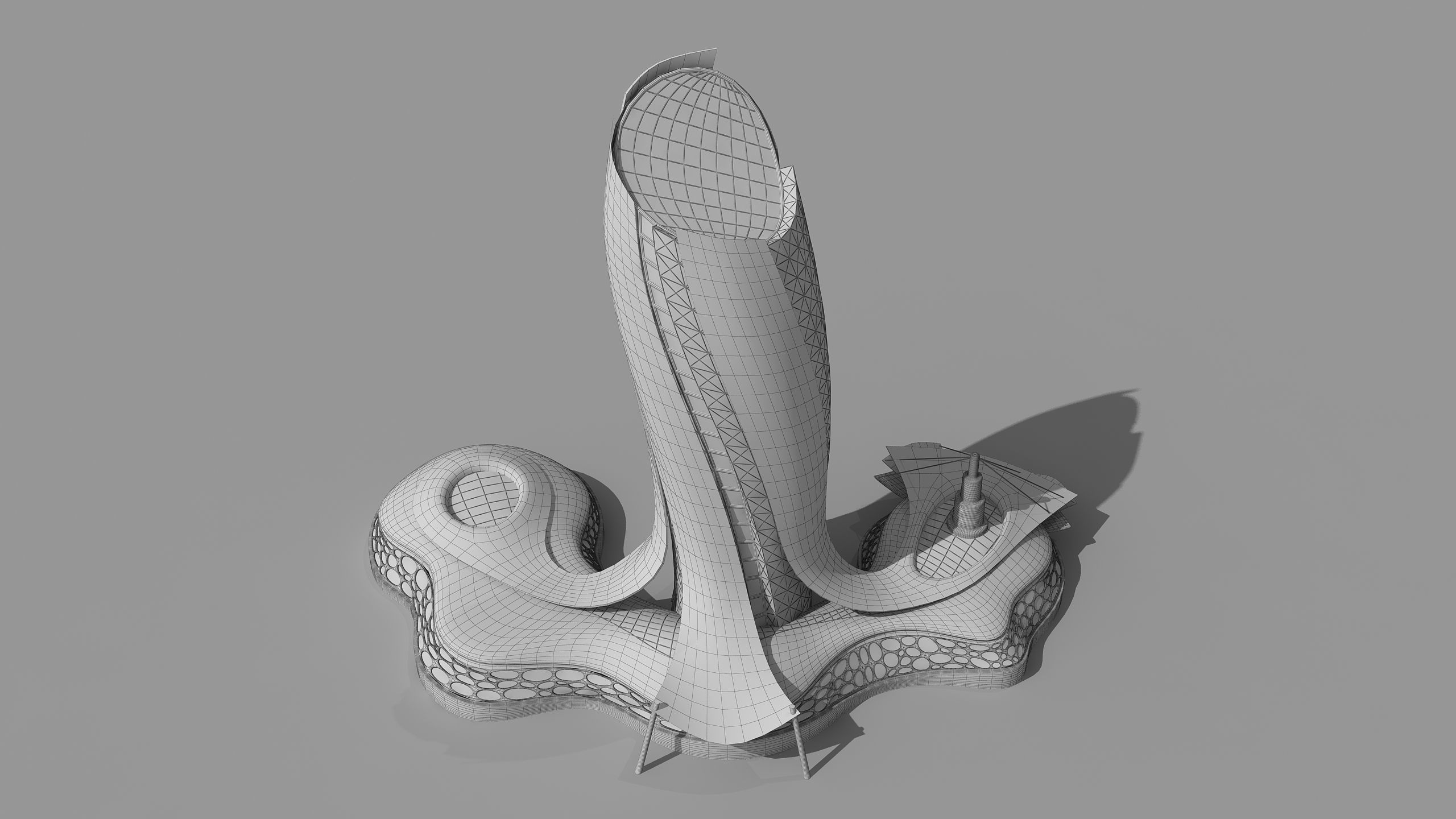 0107 - Organic Skyscraper 3D model_13