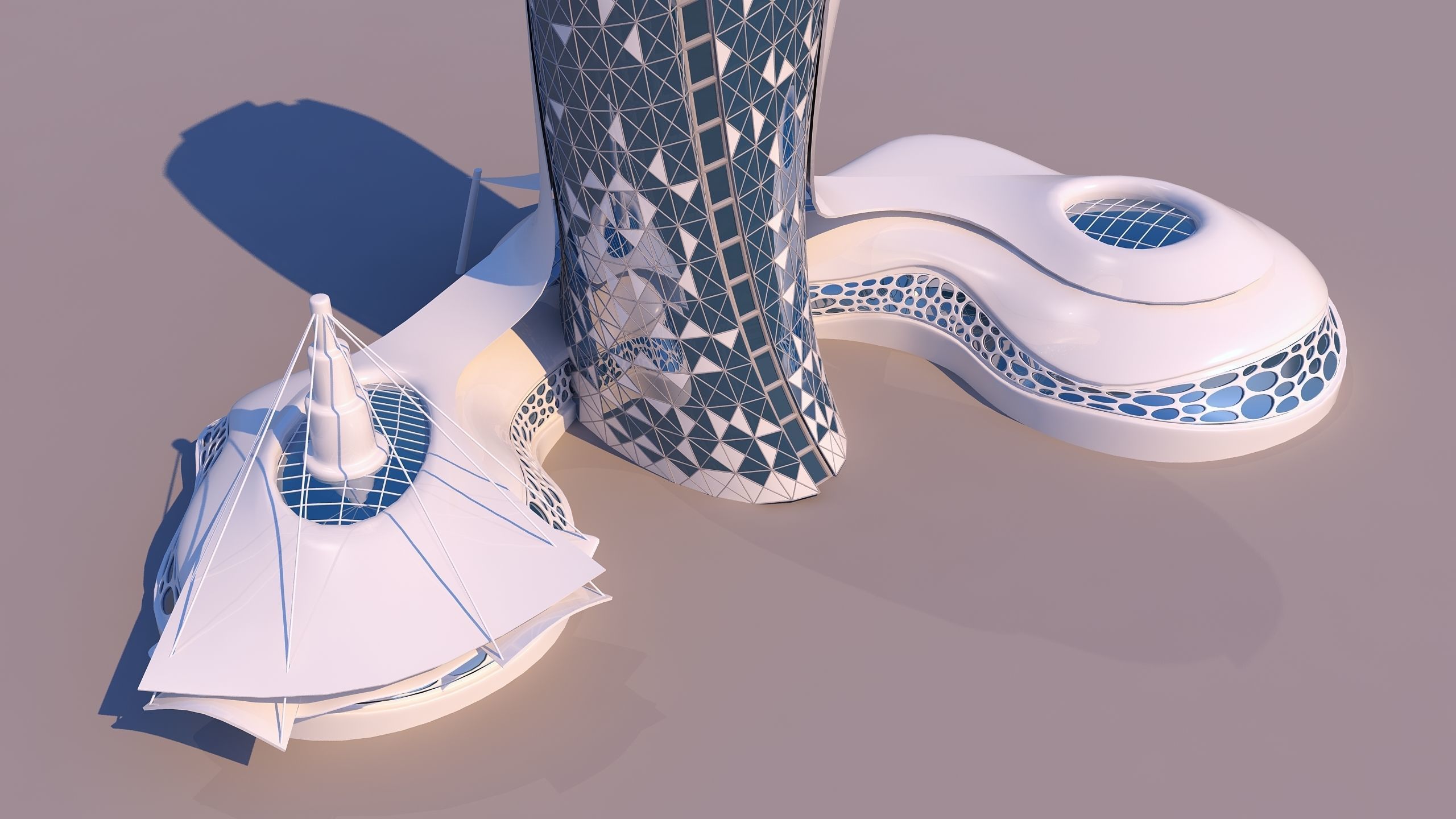 0107 - Organic Skyscraper 3D model_7