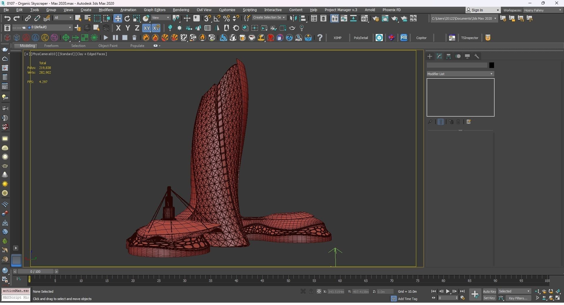 0107 - Organic Skyscraper 3D model_21