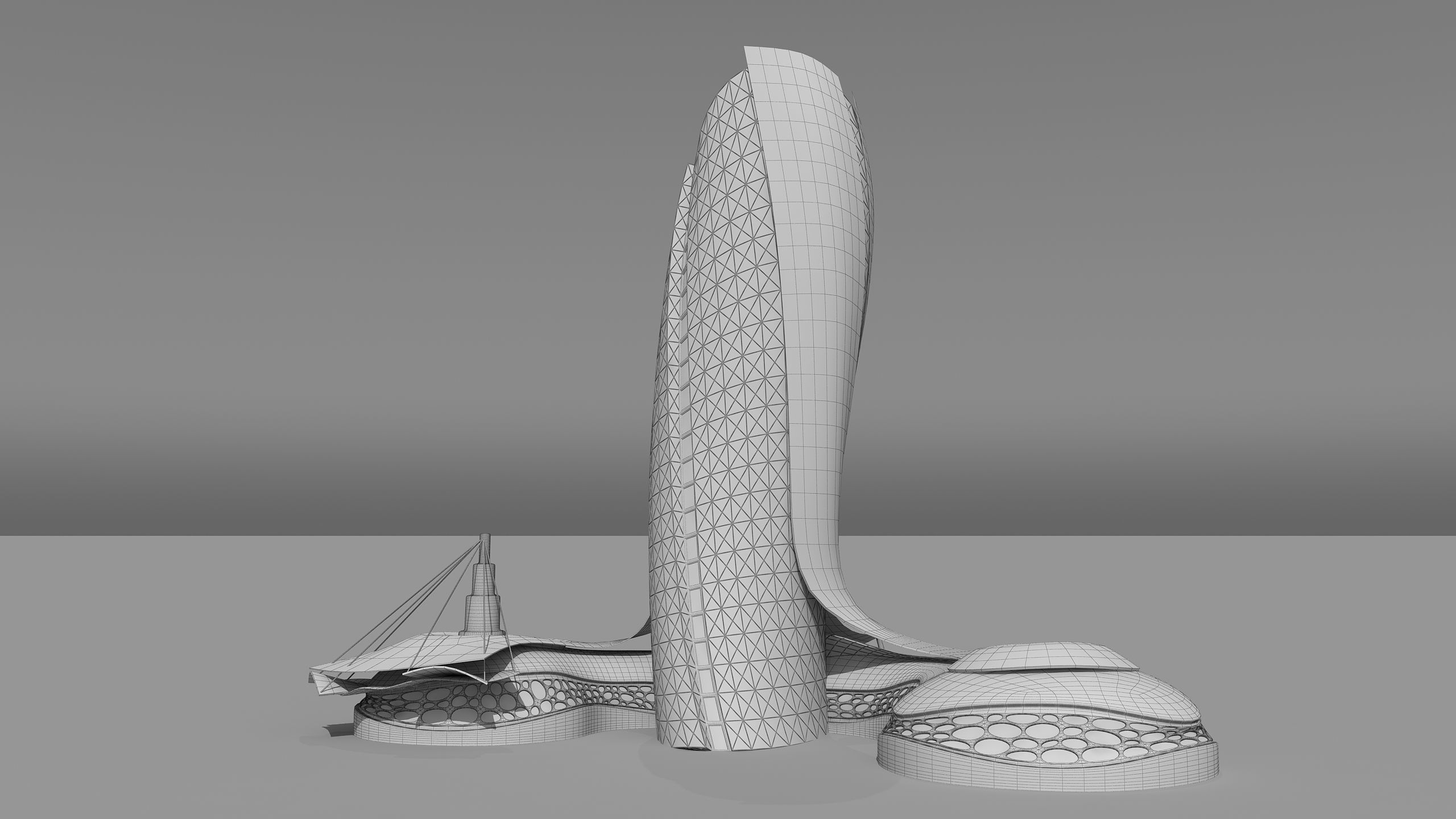 0107 - Organic Skyscraper 3D model_15