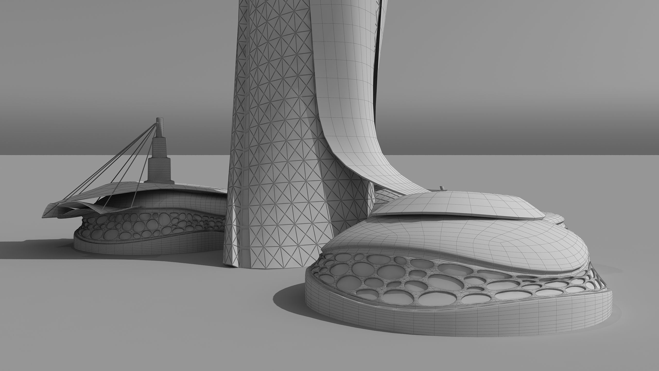 0107 - Organic Skyscraper 3D model_16