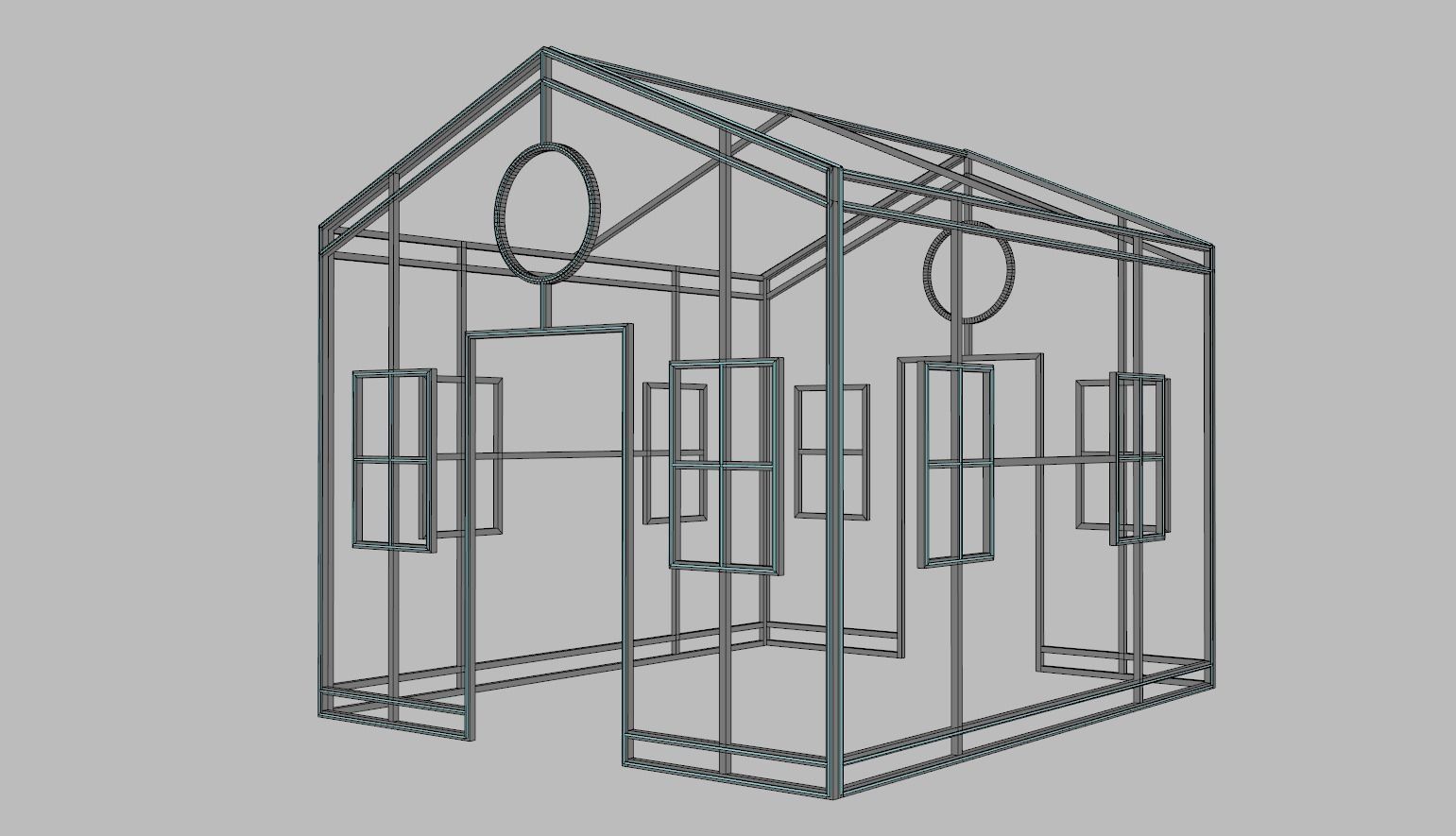 House Outline 2 3D model_6