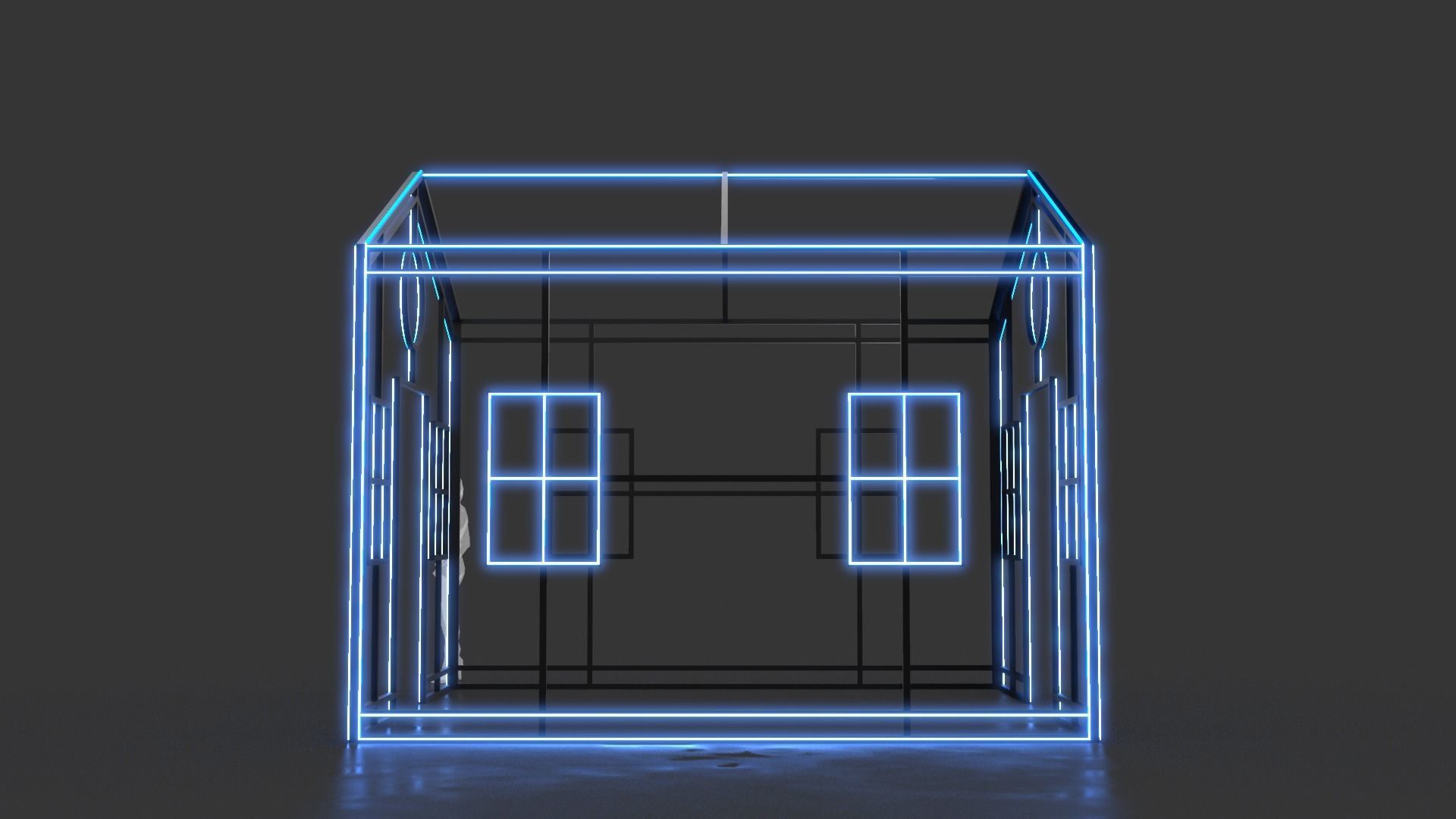 House Outline 2 3D model_3