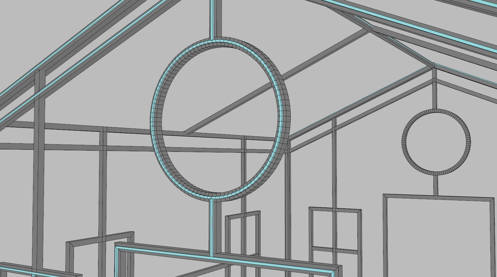 House Outline 2 3D model_7