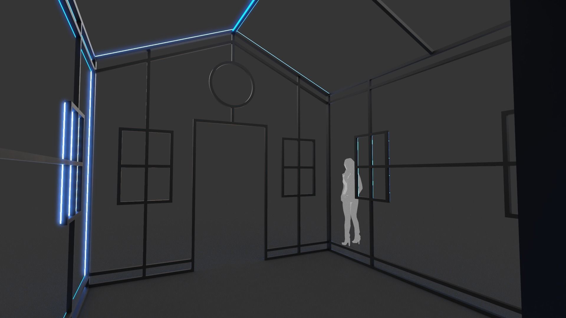 House Outline 2 3D model_5