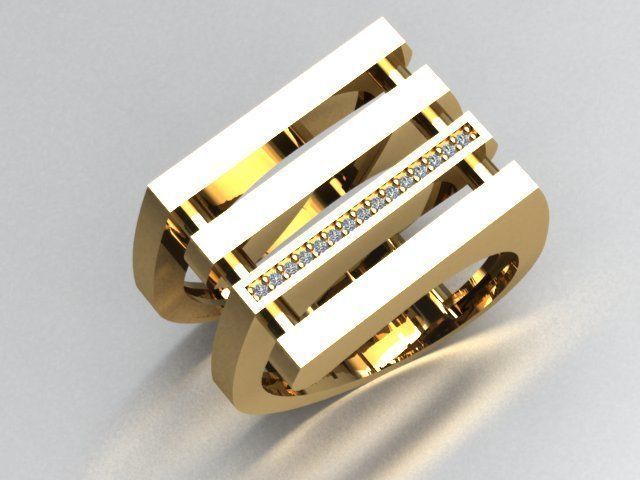 jewelry ring 3D print model_1