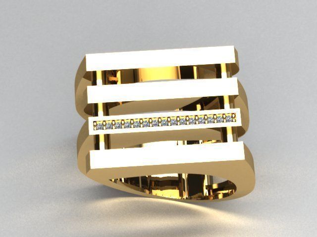 jewelry ring 3D print model_5