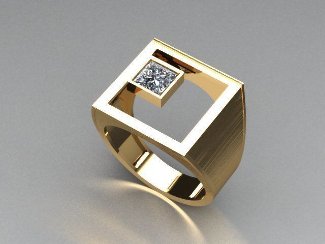 jewelry ring 3D print model_4