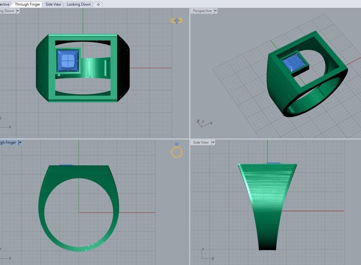 jewelry ring 3D print model_6