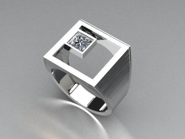 jewelry ring 3D print model_1
