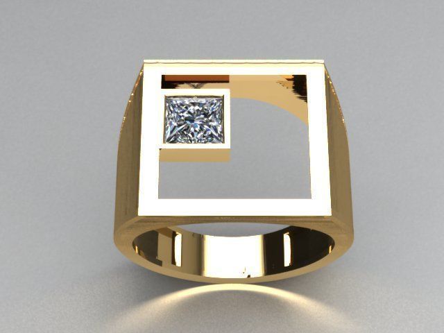 jewelry ring 3D print model_2