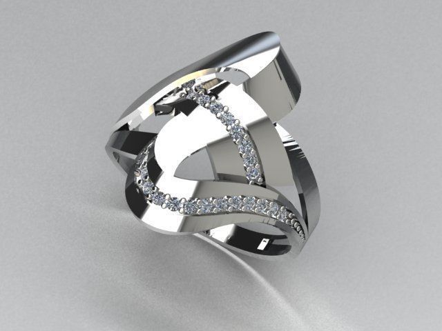 jewelry ring 3D print model_1