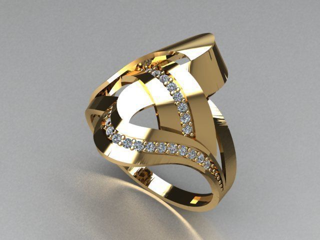 jewelry ring 3D print model_4