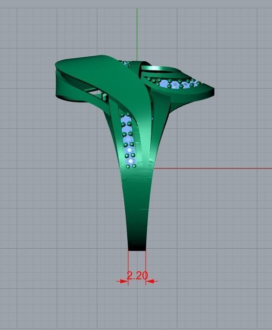 jewelry ring 3D print model_12