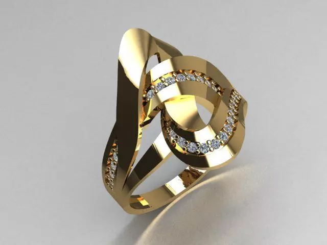 jewelry ring 3D print model_0