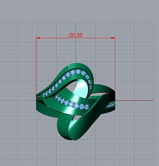 jewelry ring 3D print model_9
