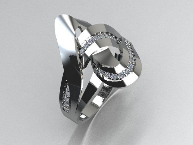 jewelry ring 3D print model_5