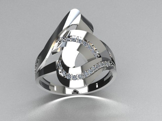 jewelry ring 3D print model_3