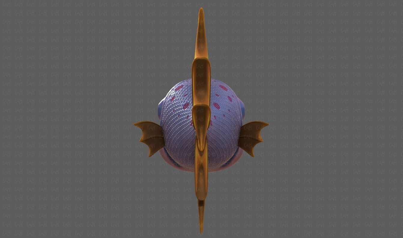 Fish V09 Low-poly 3D model_5