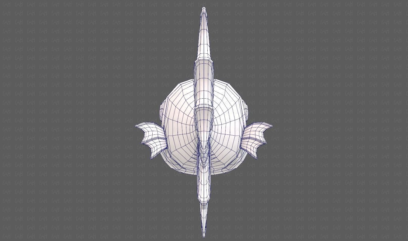 Fish V09 Low-poly 3D model_29