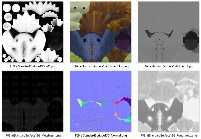 Fish V09 Low-poly 3D model_46