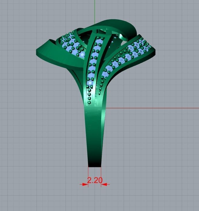 jewelry ring 3D print model_13
