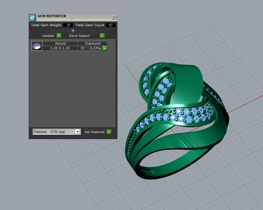jewelry ring 3D print model_7
