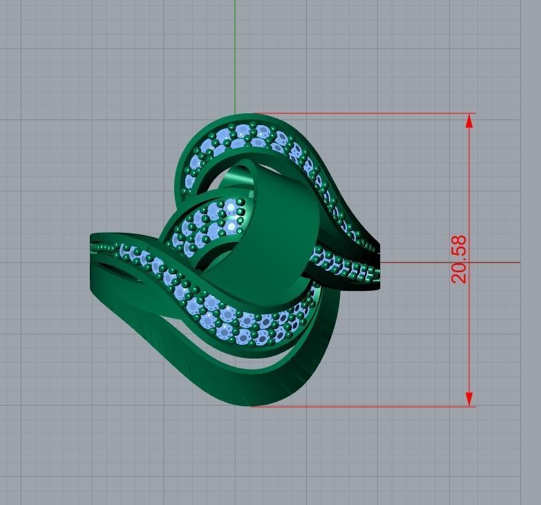 jewelry ring 3D print model_10
