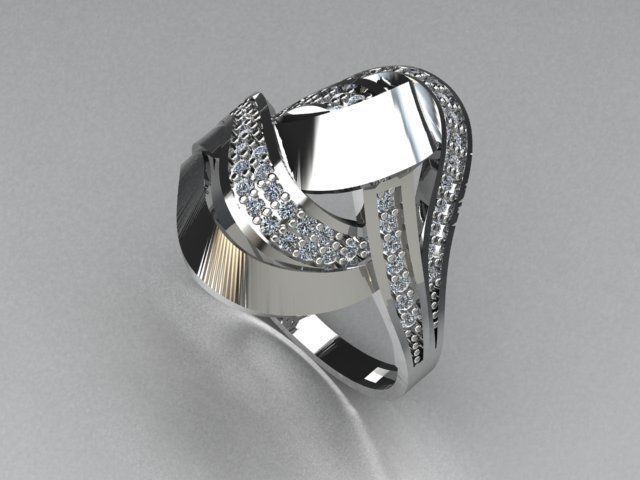 jewelry ring 3D print model_1