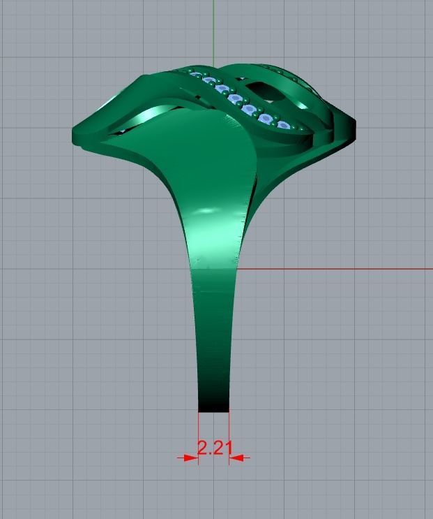 there are 5 jewelry rings  in this file  3D Model Collection_32