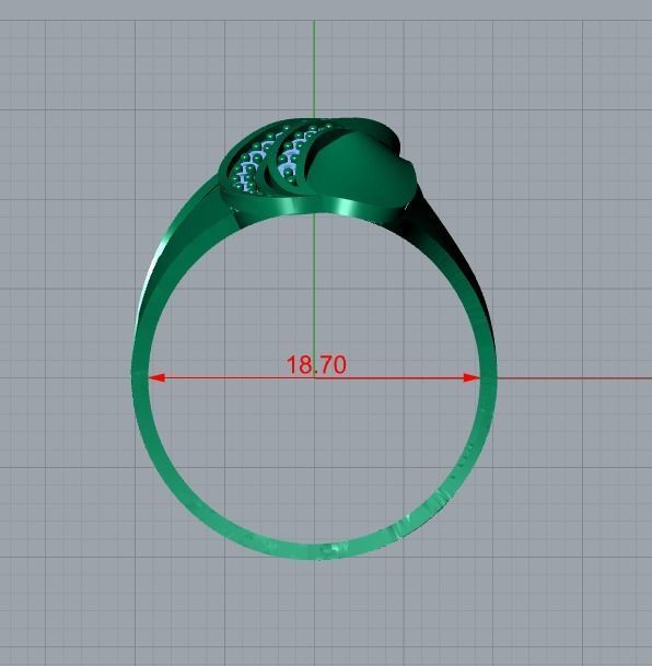 there are 5 jewelry rings  in this file  3D Model Collection_28