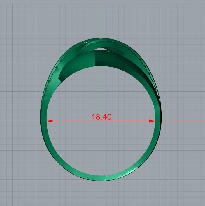 there are 5 jewelry rings  in this file  3D Model Collection_7