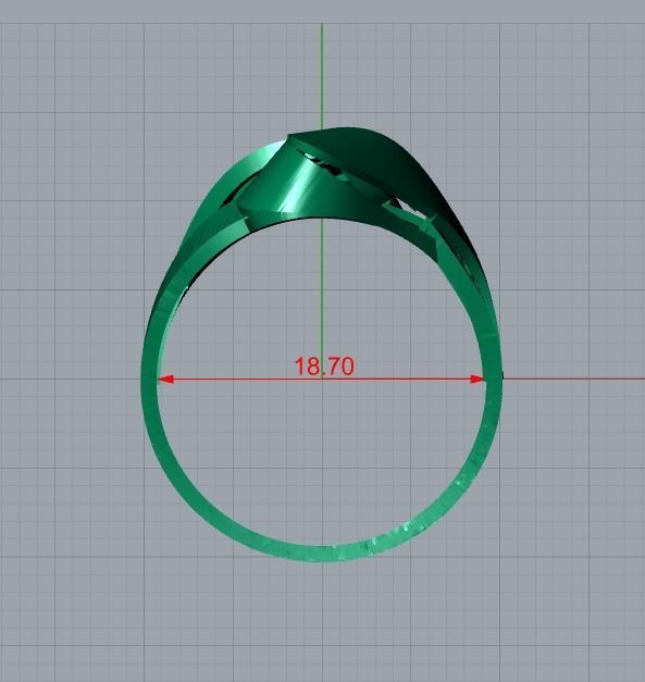 there are 5 jewelry rings  in this file  3D Model Collection_22