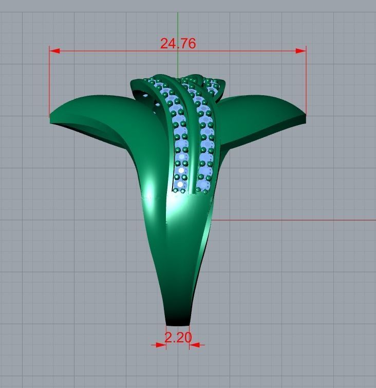 there are 5 jewelry rings  in this file  3D Model Collection_10