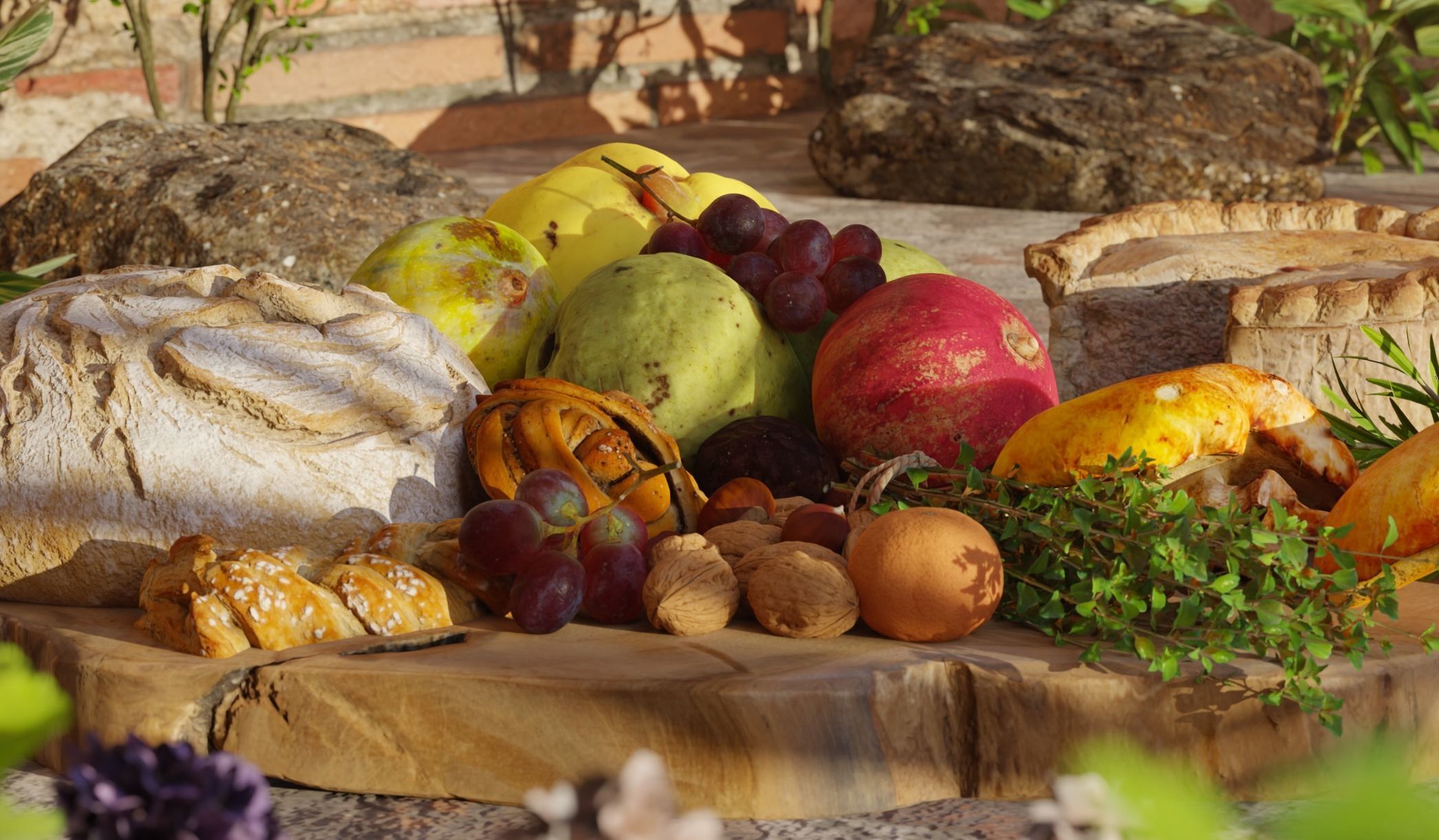 Photorealistic Still life Scene 3D model | CGTrader