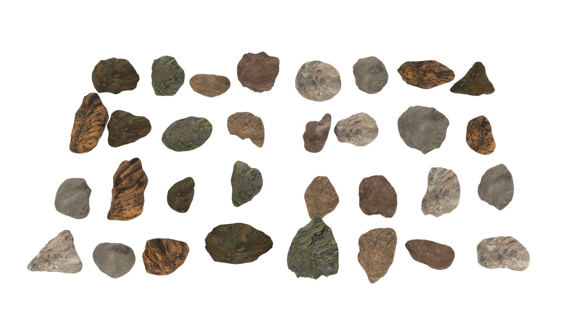 Rocks group of 3D model_3