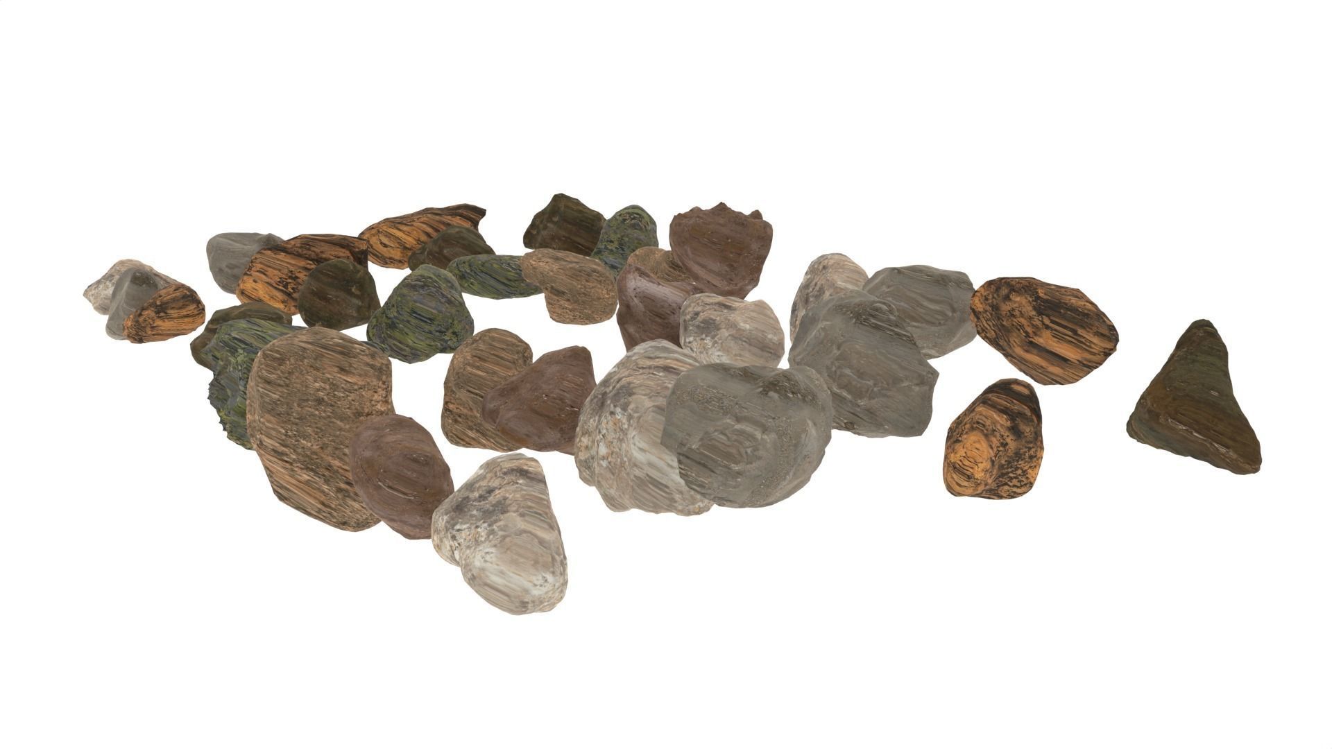 Rocks group of 3D model_2