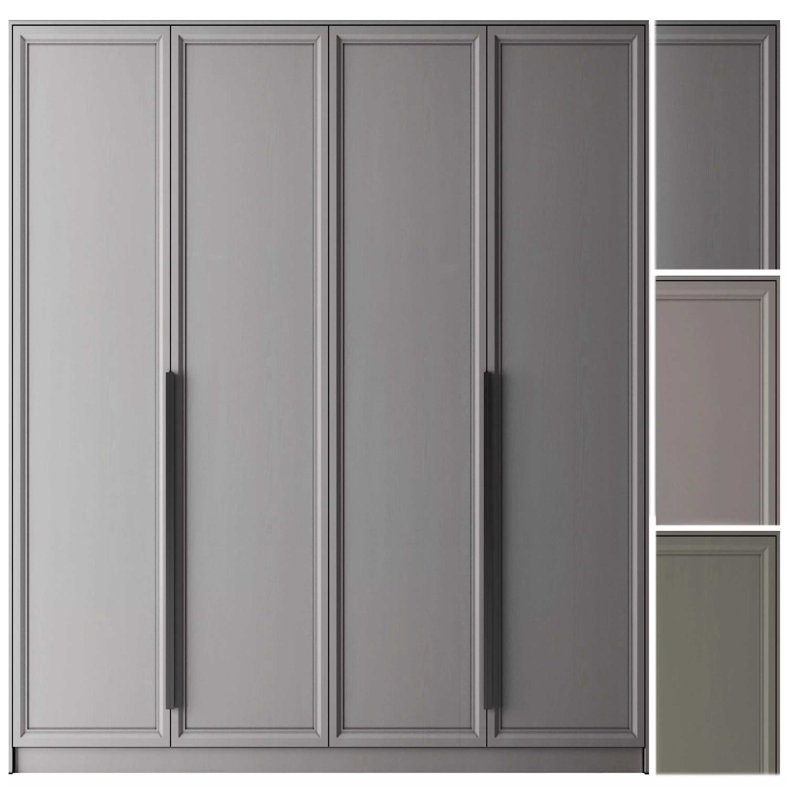 wardrobe 002 Low-poly 3D model_0