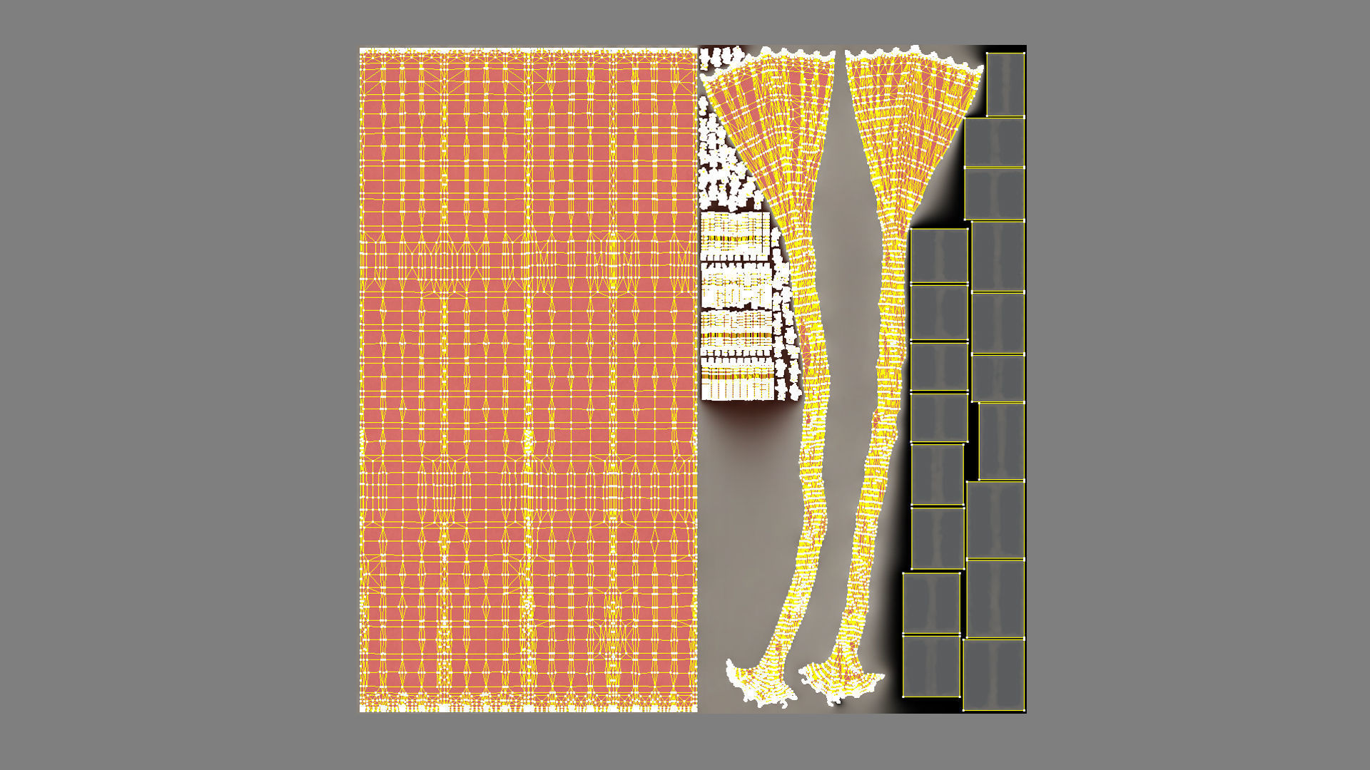 France Windmill Largny-sur-Automne Low-poly 3D model_35