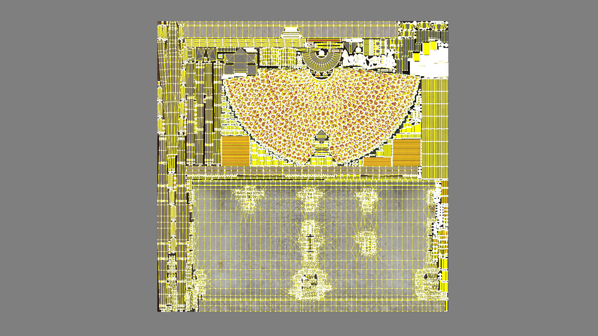 France Windmill Largny-sur-Automne Low-poly 3D model_34