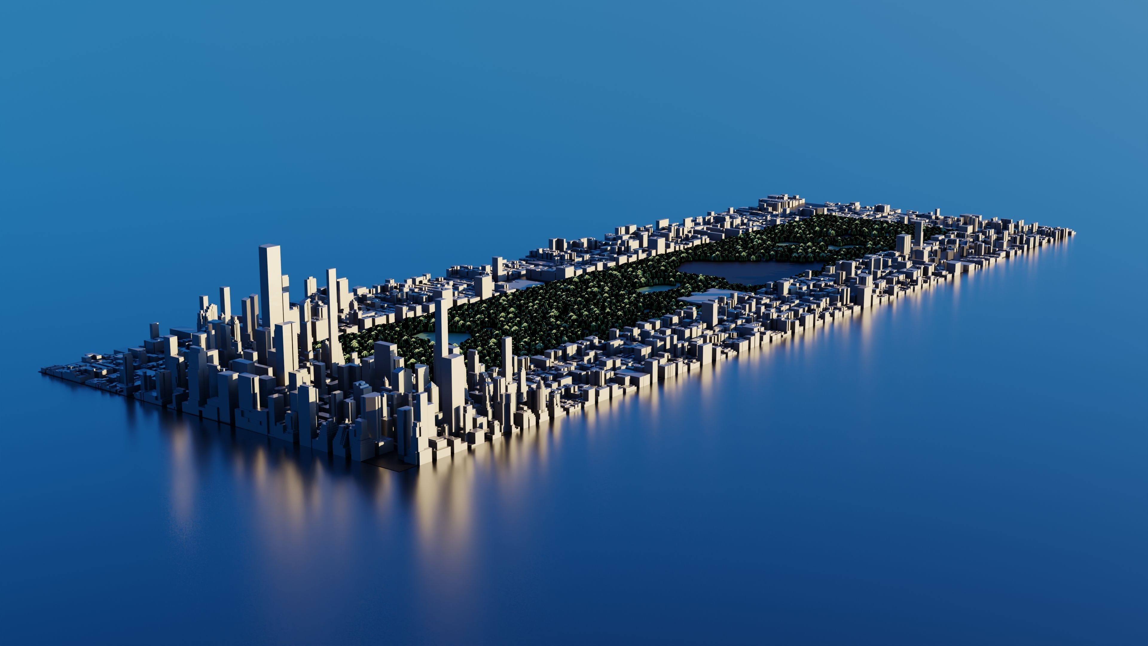 Central Park Realistic Asset for Games Films and Websites 3D model_5