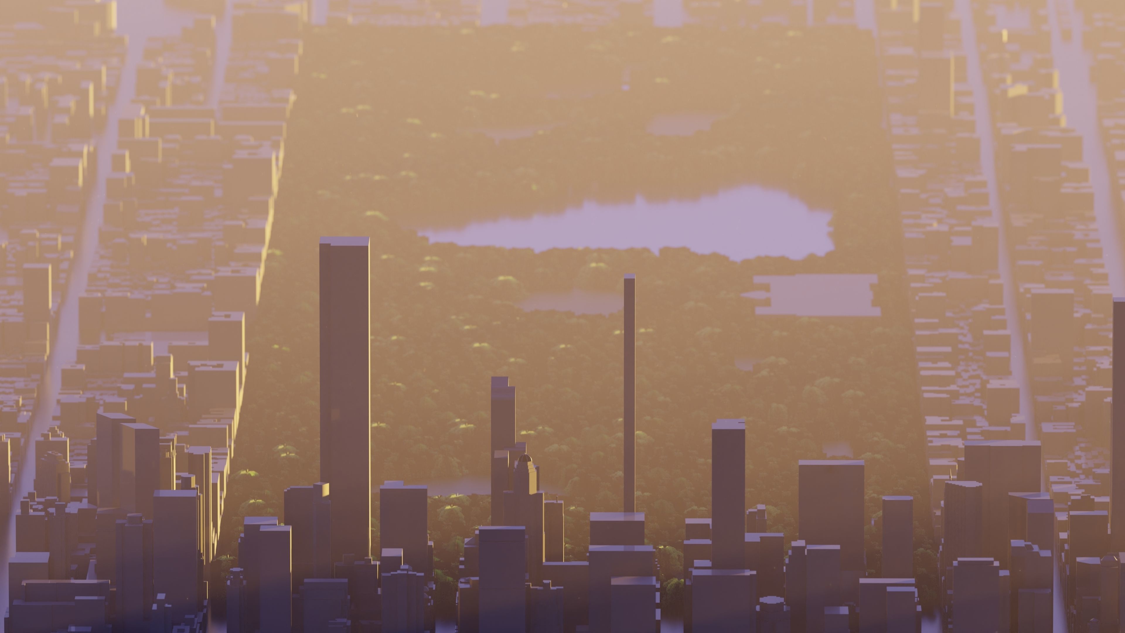 Central Park Realistic Asset for Games Films and Websites 3D model_3