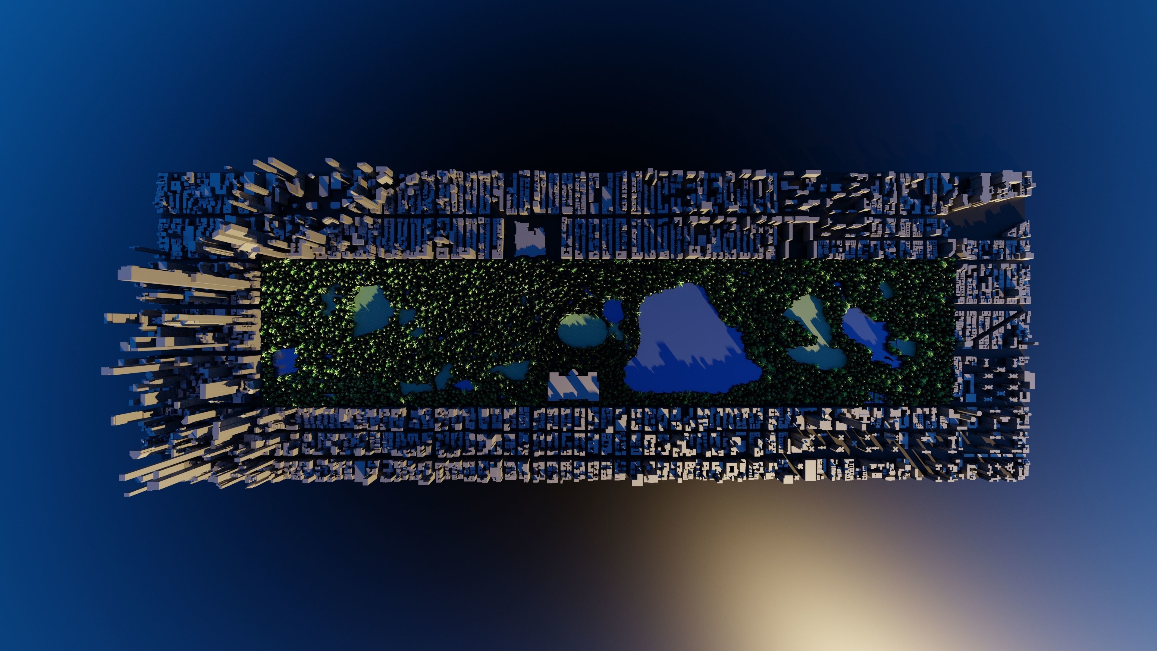 Central Park Realistic Asset for Games Films and Websites 3D model_4