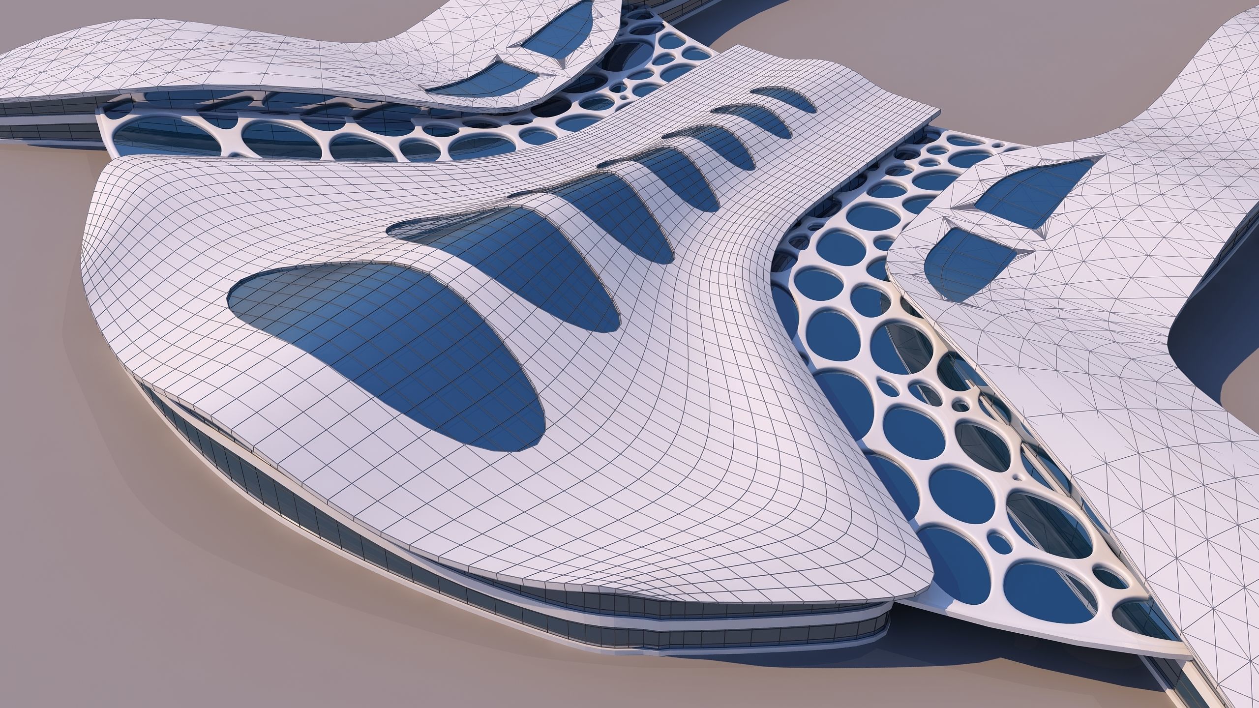 0108 - Organic Building 3D model_5