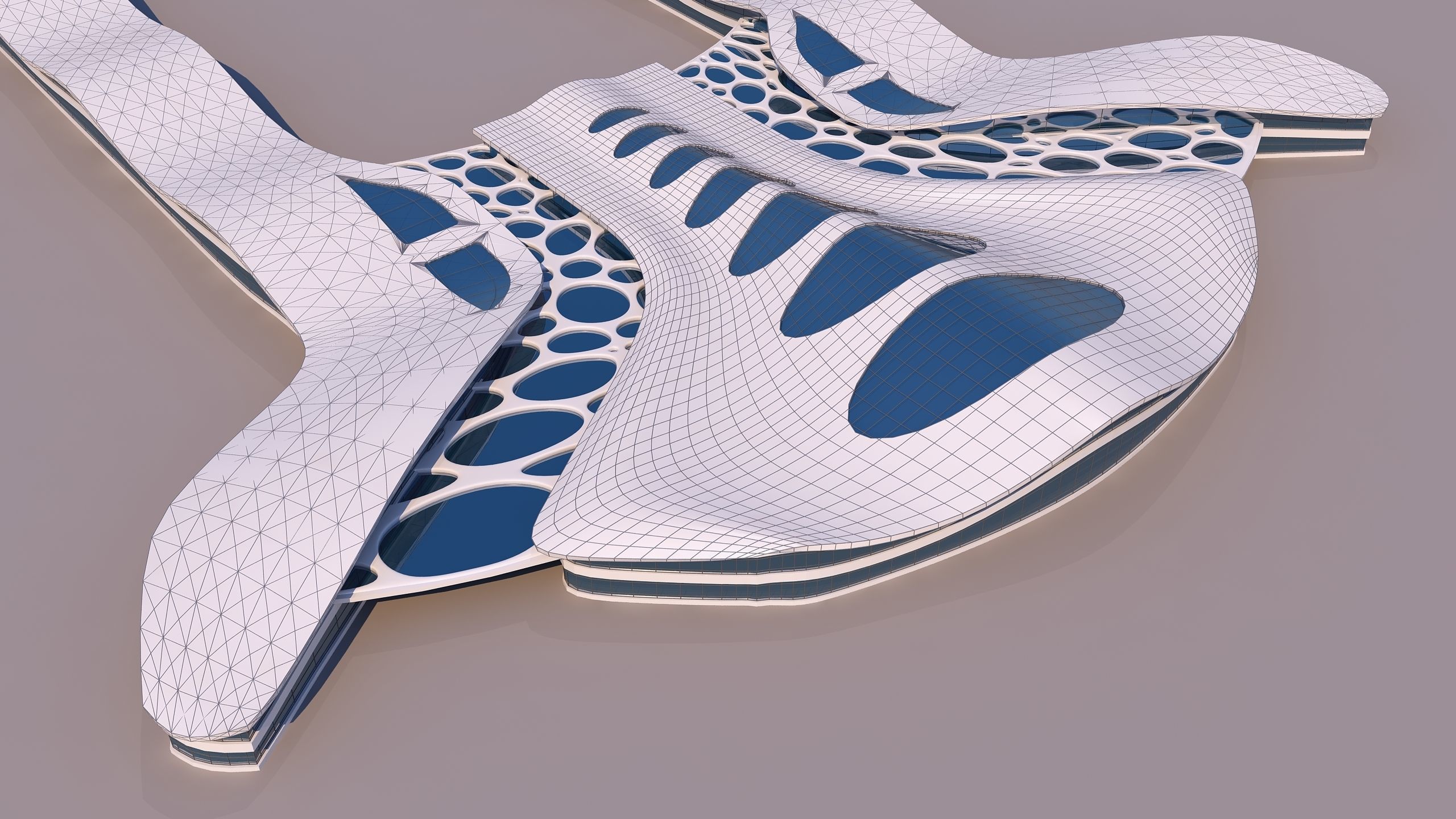 0108 - Organic Building 3D model_6