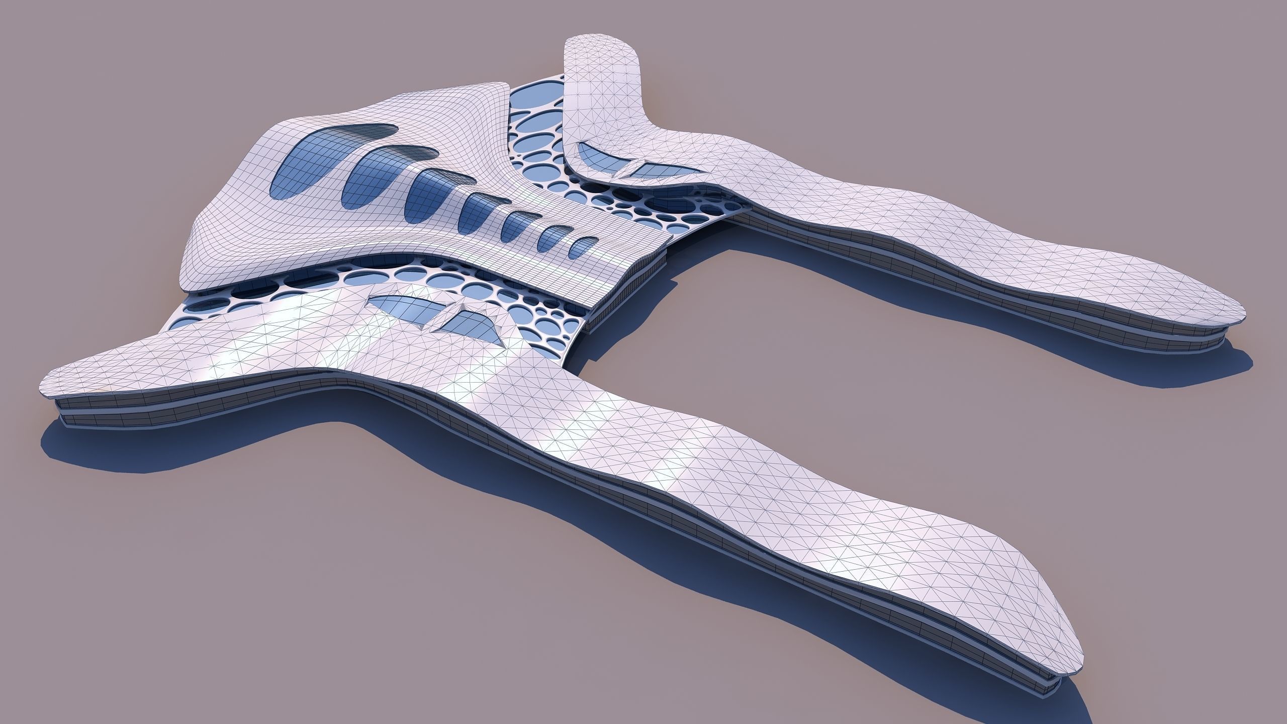 0108 - Organic Building 3D model_4