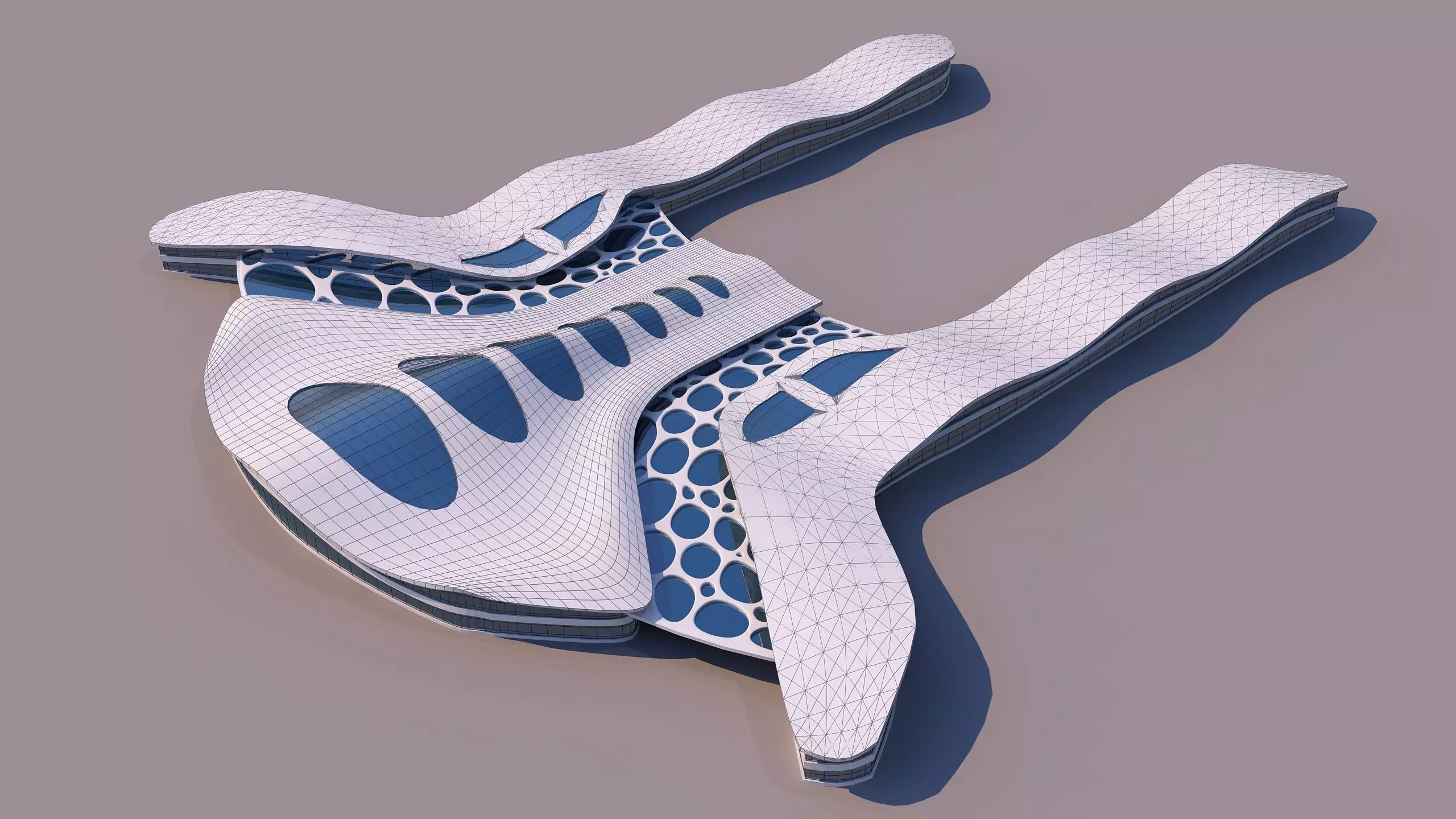 0108 - Organic Building 3D model_0