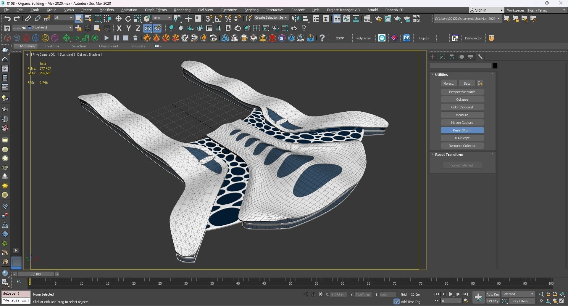 0108 - Organic Building 3D model_20