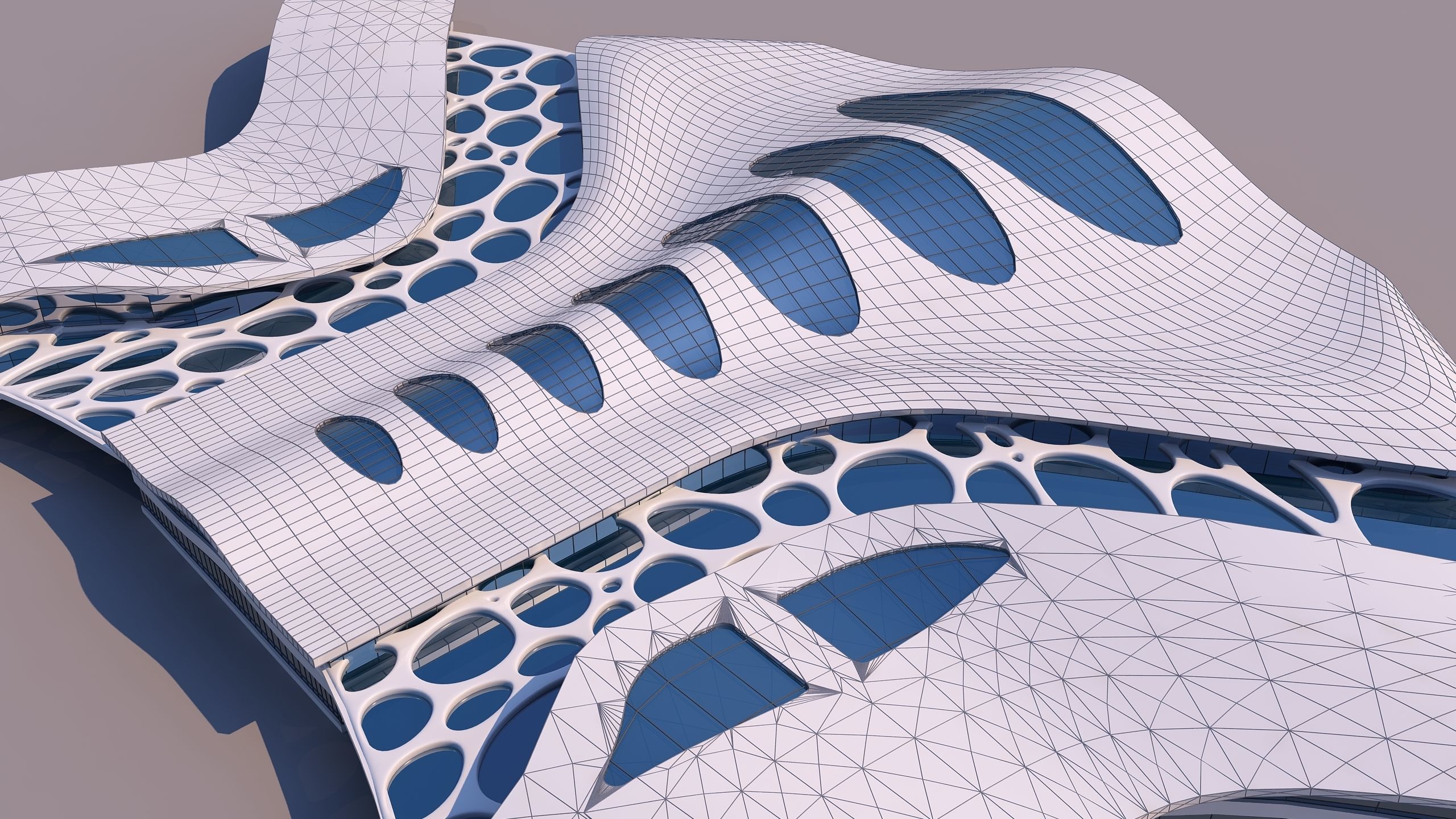 0108 - Organic Building 3D model_1