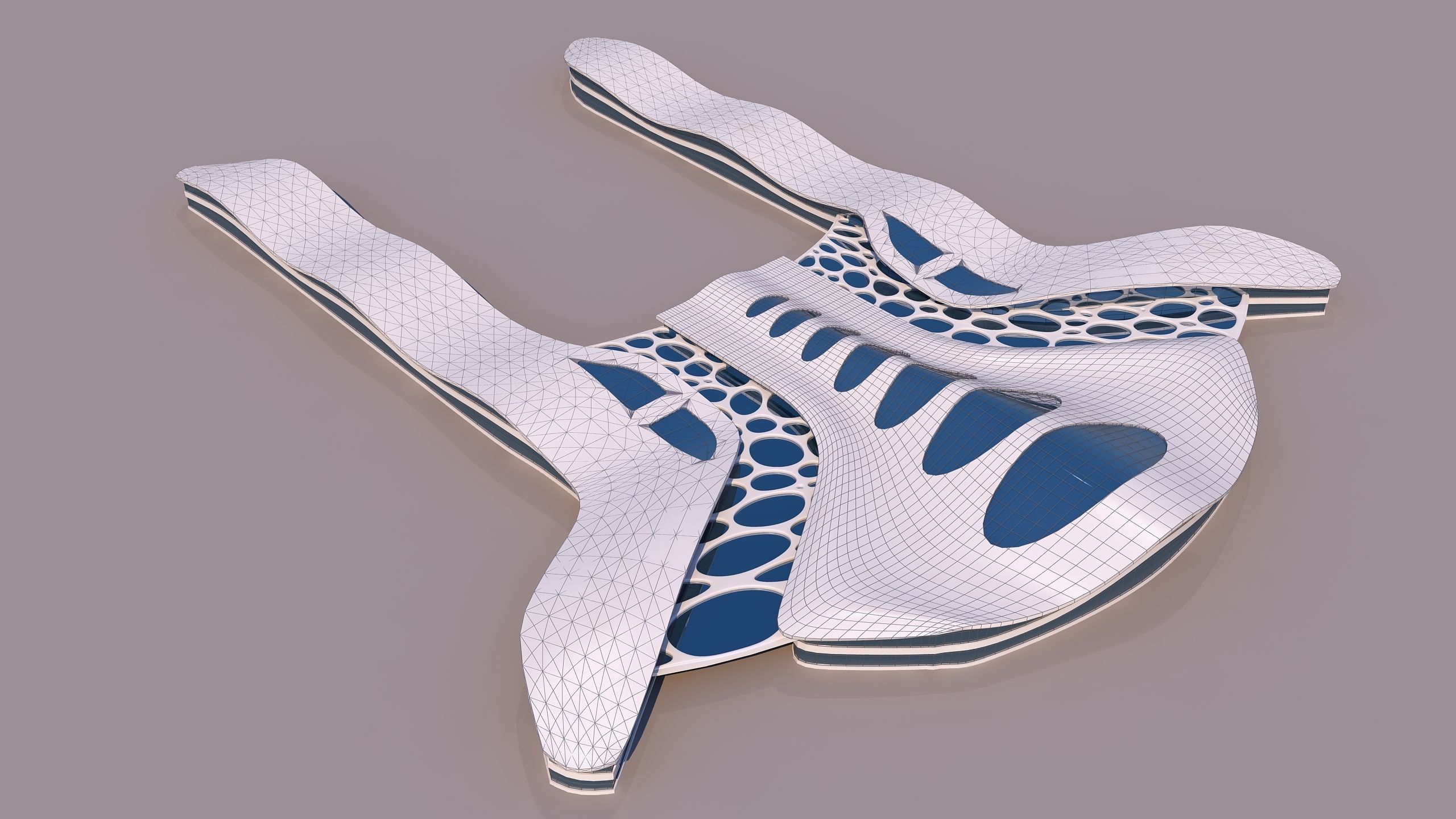 0108 - Organic Building 3D model_2